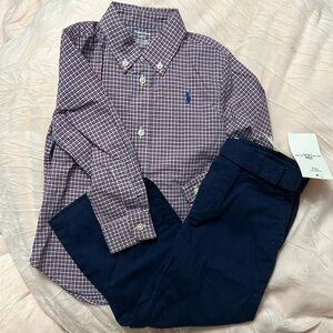 Ralph Lauren shirt and pants